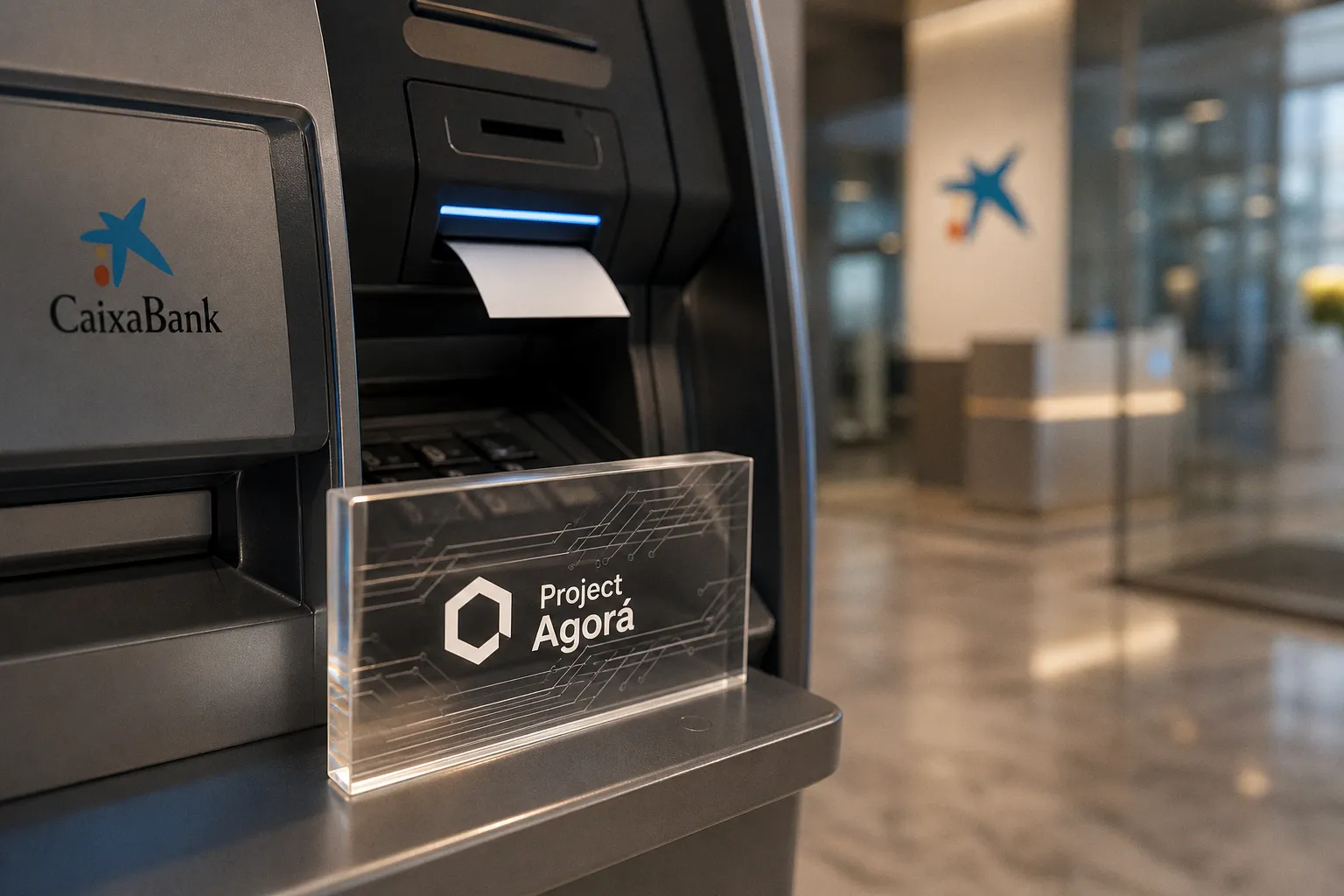 CaixaBank провел трансграничный тест с токенизированными депозитами в Project Agorá