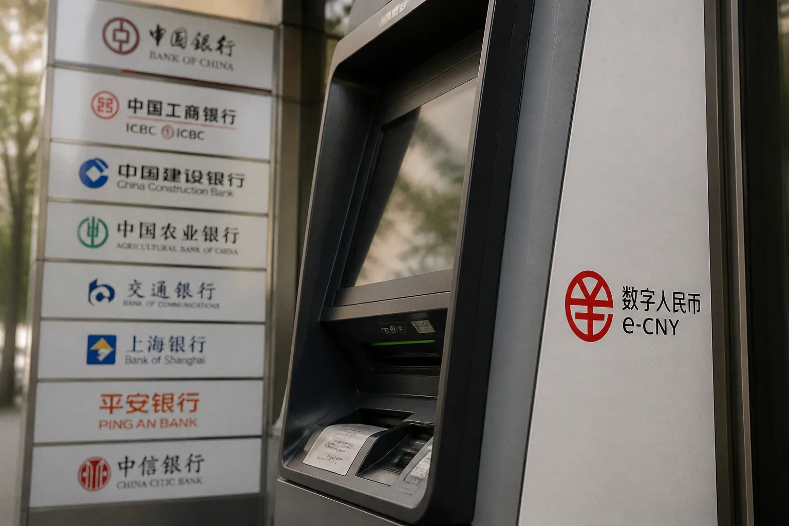 Масштабирование e-CNY: почему Китай подключает 8 новых банков к системе цифрового юаня