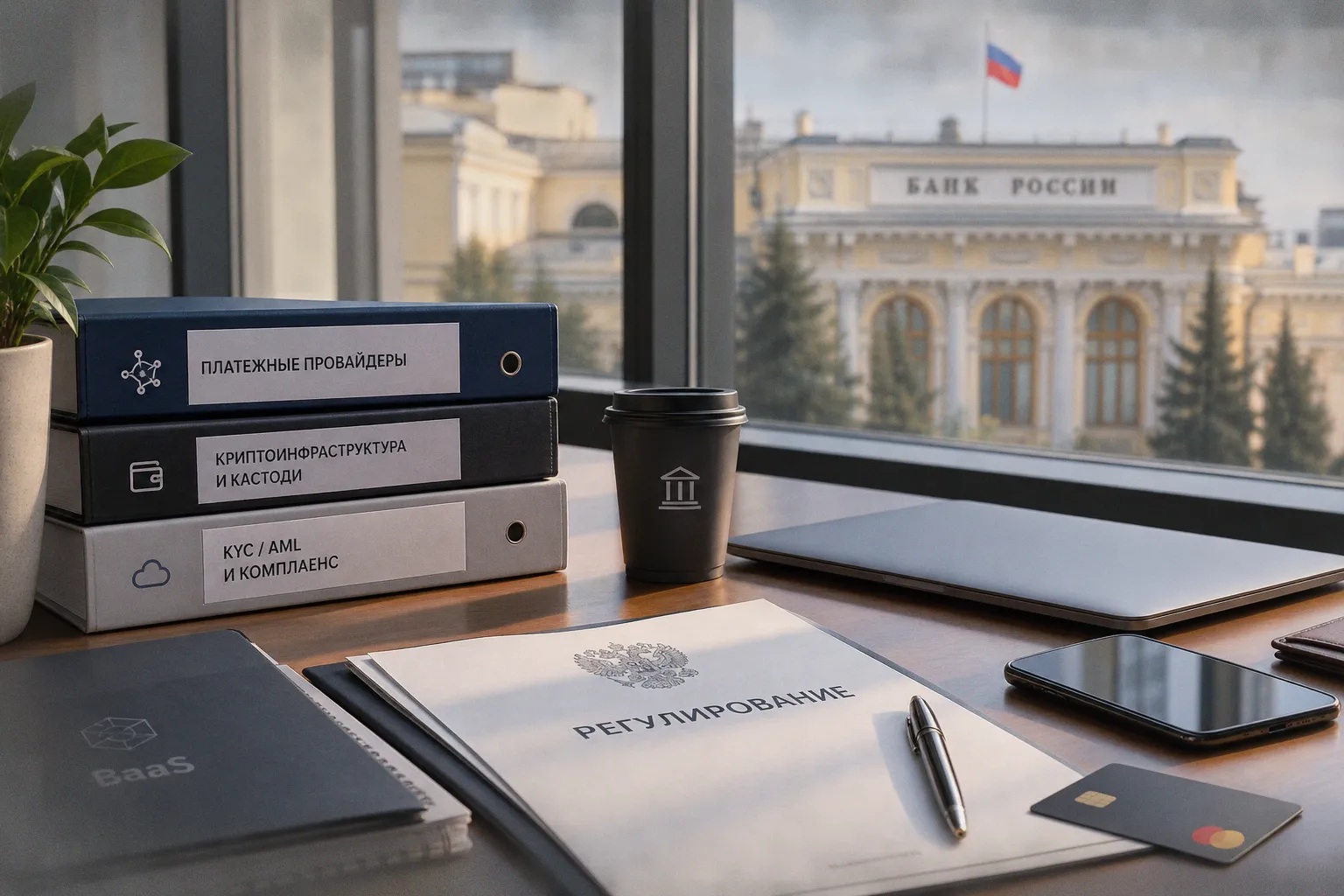 Запуск необанка без банковской лицензии: архитектура Crypto BaaS